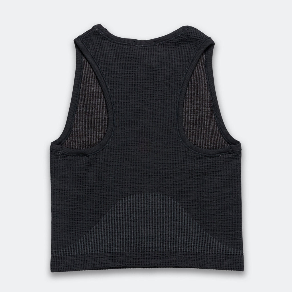 Womens 'Delta River' Singlet - Black/Summit White