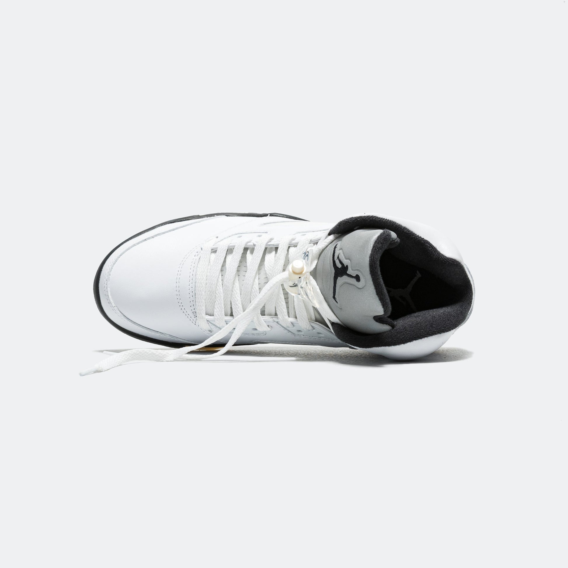 Air Jordan 5 Retro - White/Black-Sail-Metallic Silver