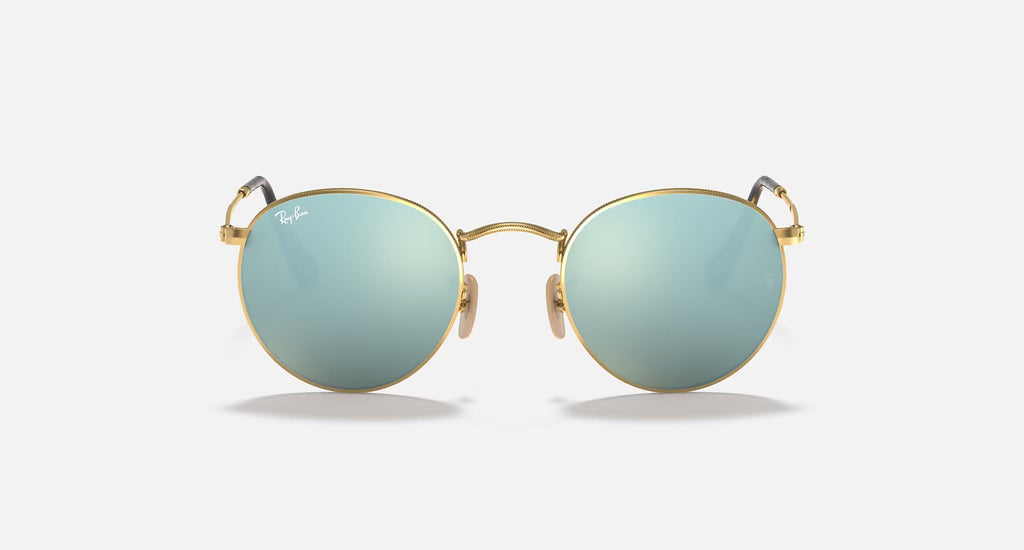 ROUND FLAT LENSES - Turquoise Pearl