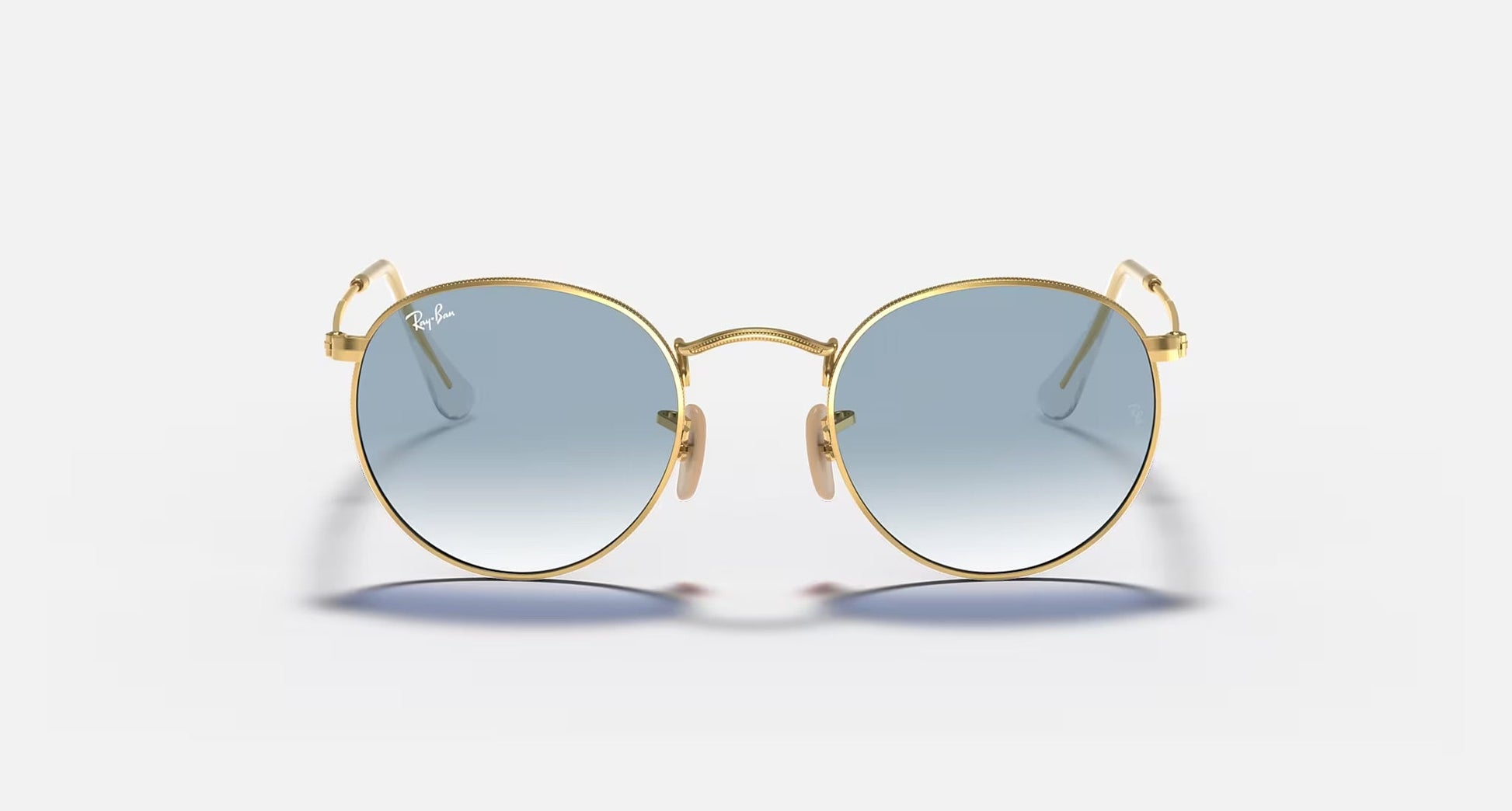 ROUND FLAT LENSES - Light Blue
