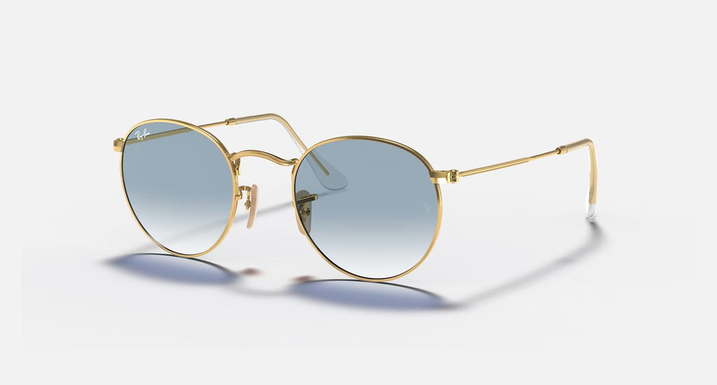 ROUND FLAT LENSES - Light Blue