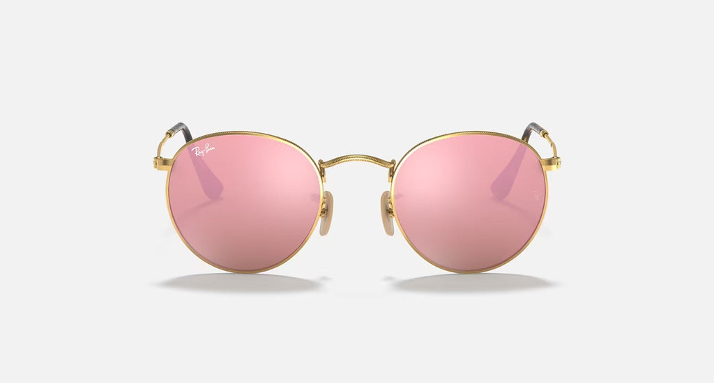 ROUND FLAT LENSES - Pink