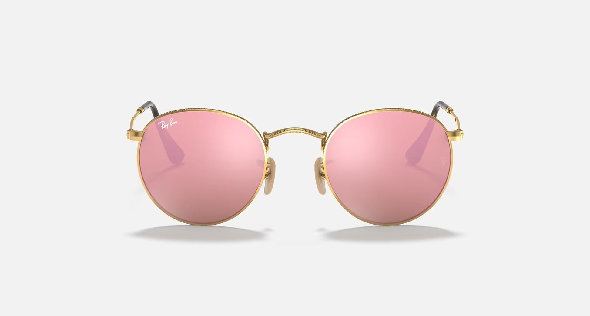 ROUND FLAT LENSES - Pink