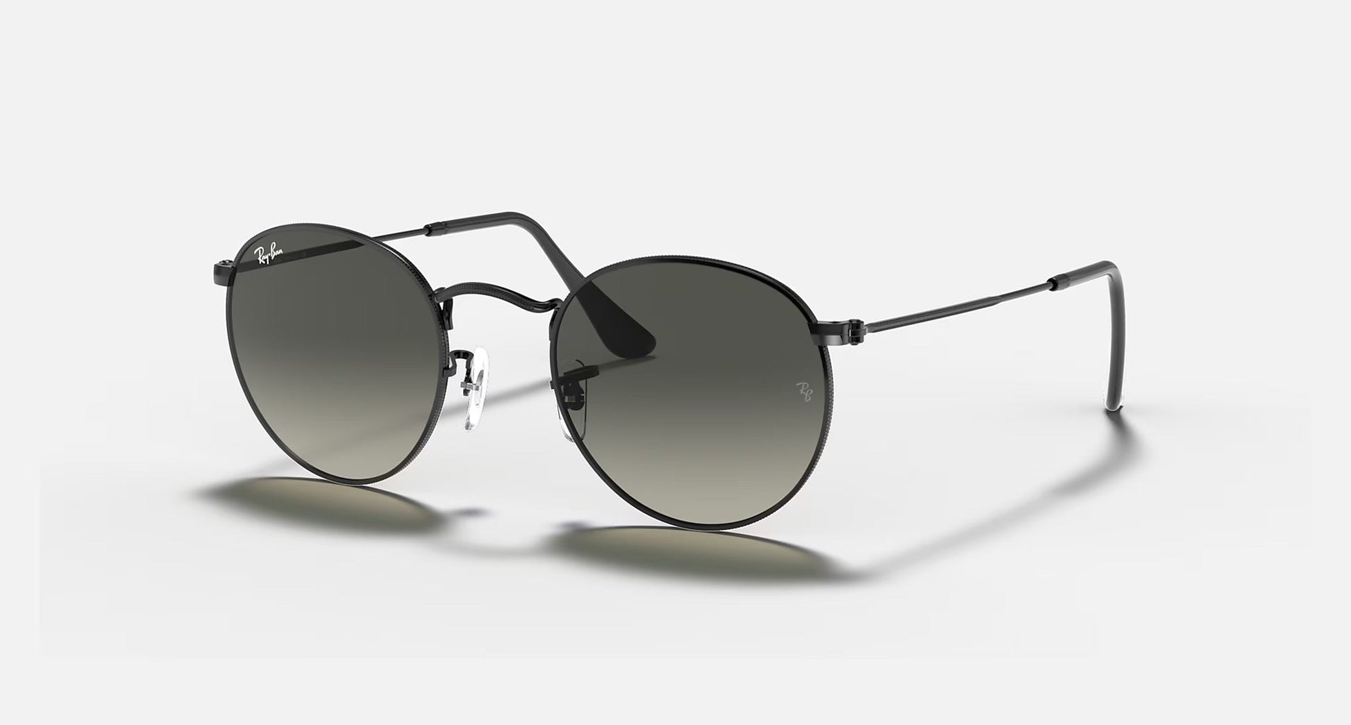 ROUND FLAT LENSES - Charcoal