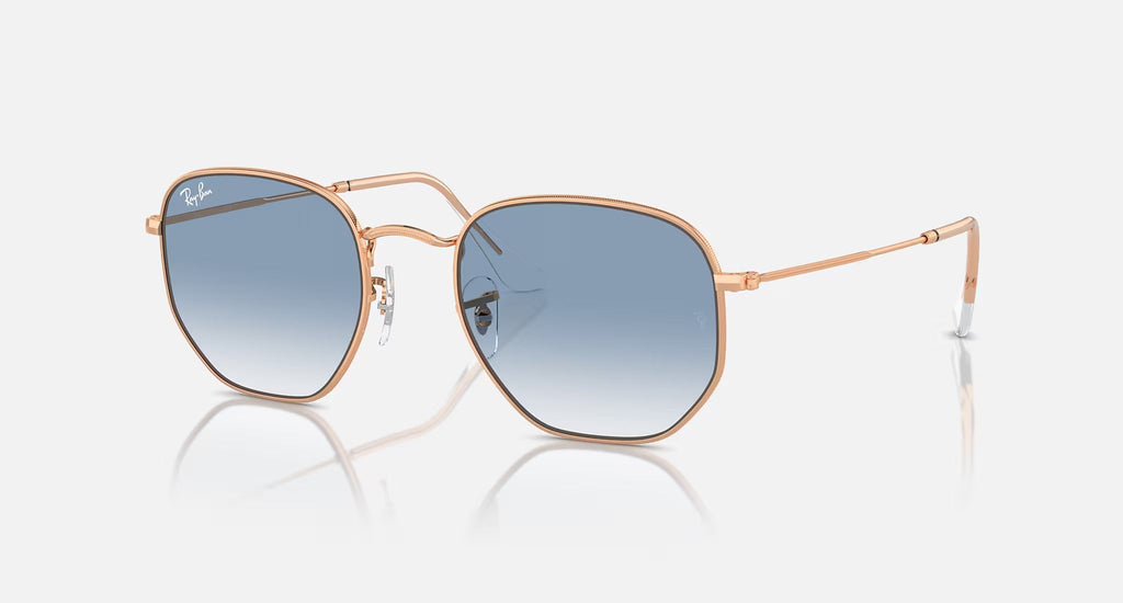 HEXAGONAL - Blue Rose Gold