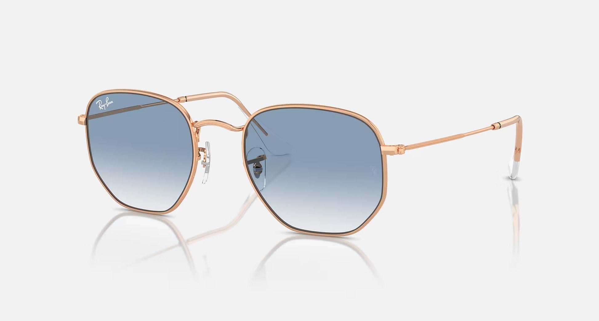 HEXAGONAL - Blue Rose Gold