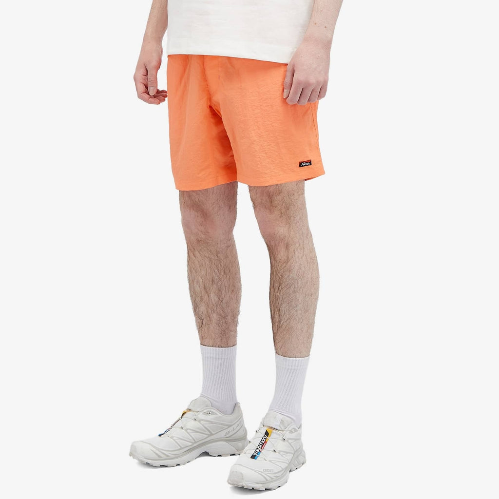 Nanga Nylon Tusser Easy Shorts - Orange