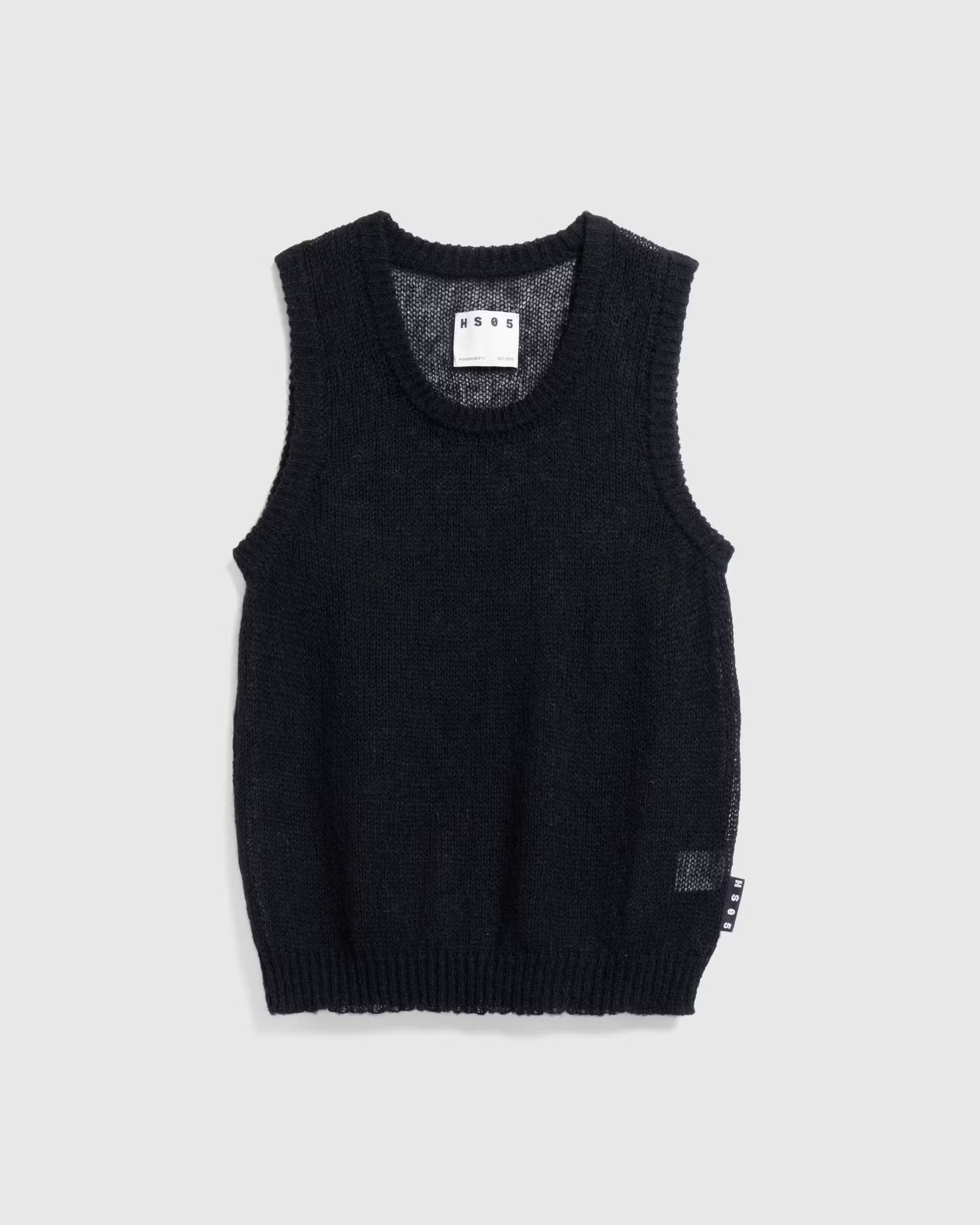 Loose Gauge Tank Top - Black