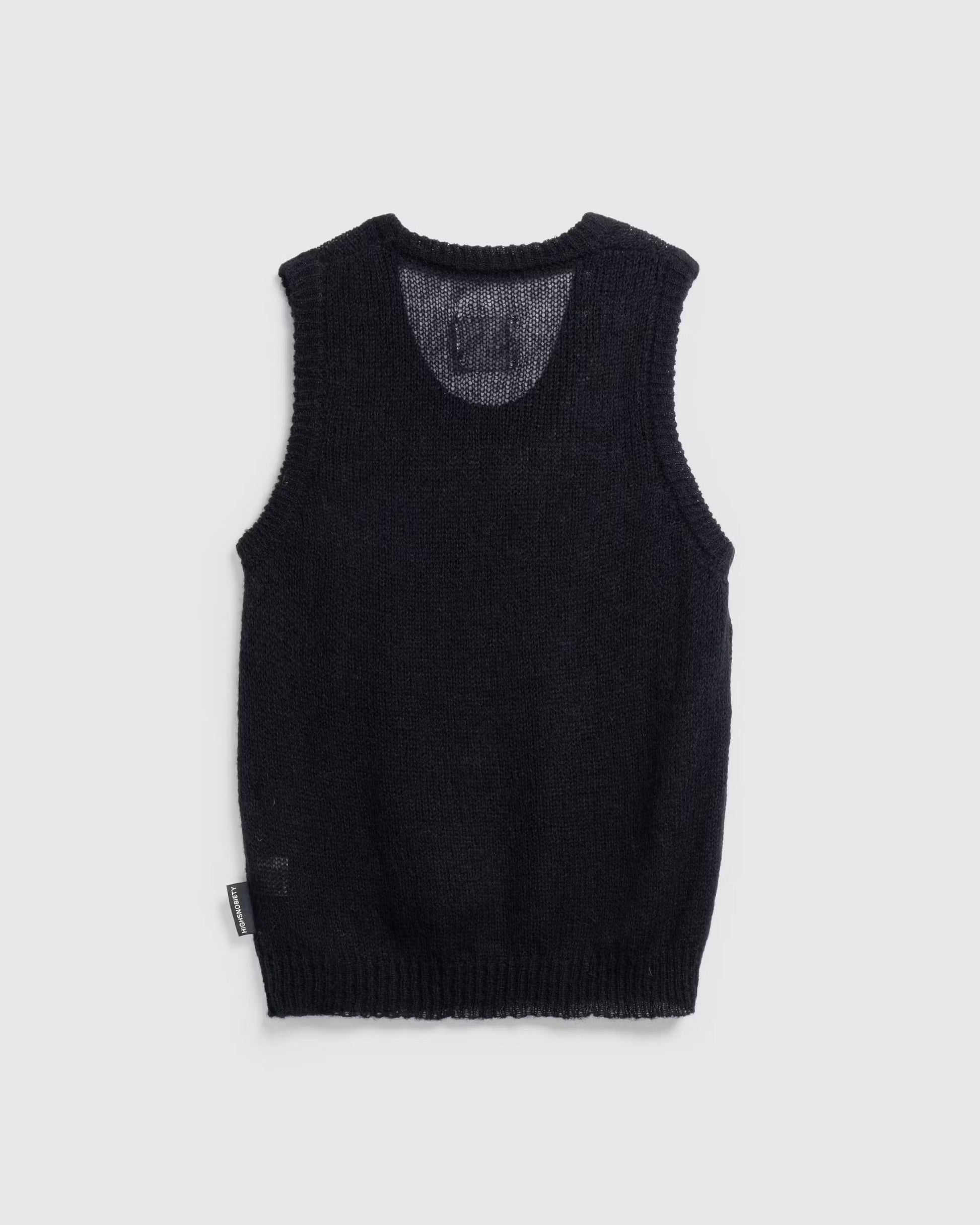 Loose Gauge Tank Top - Black