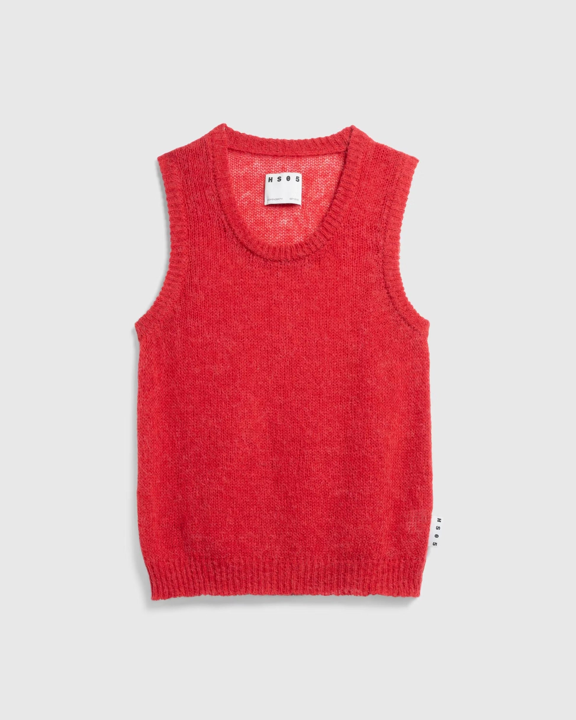 Loose Gauge Tank Top - Red