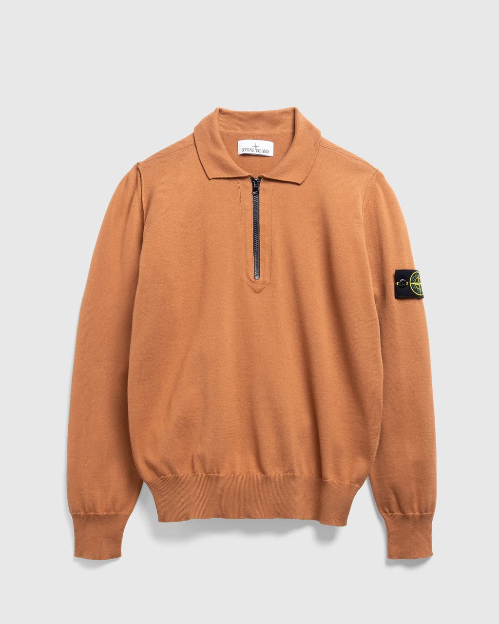 Knit Polo Rust