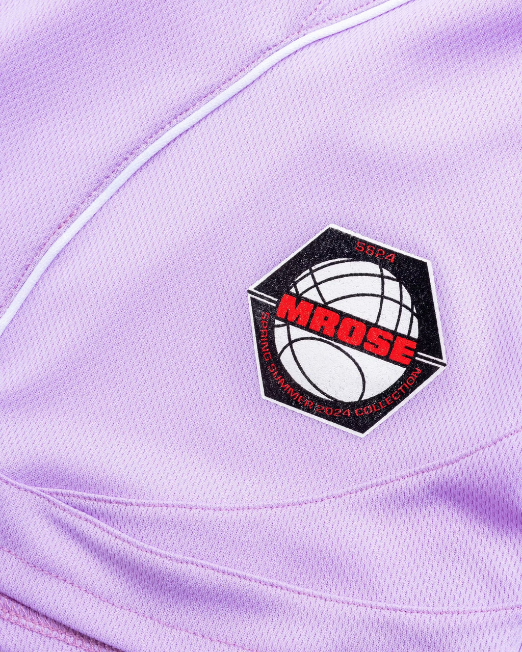 Half And Half Football Short Lilac