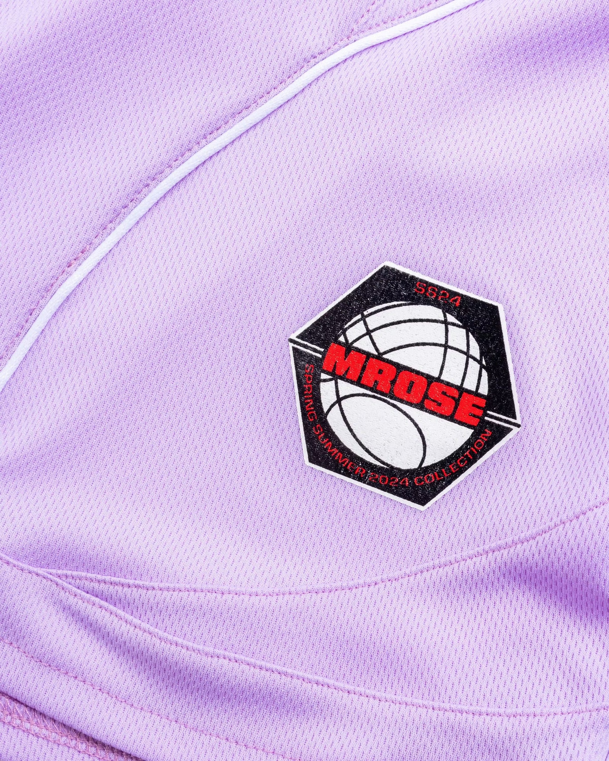 Half And Half Football Short Lilac