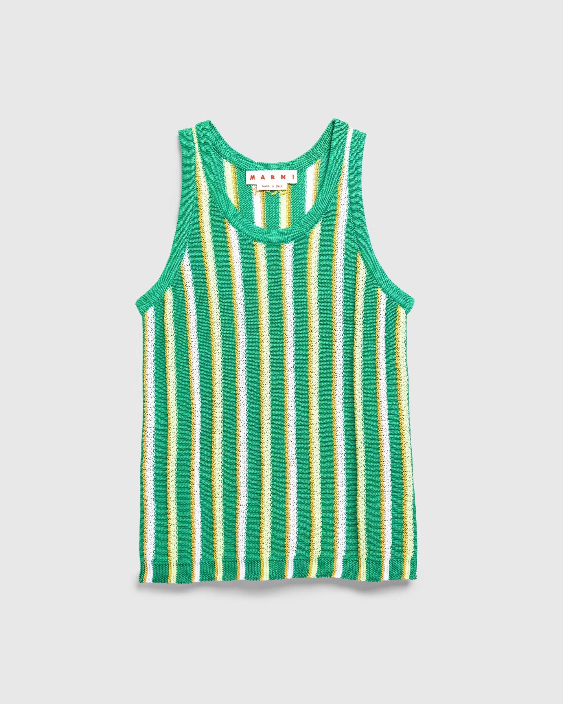 Knit Tank Top Sea Green