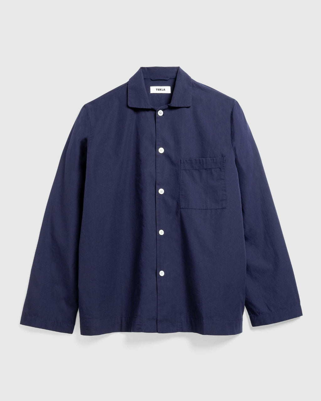 Poplin Pyjamas Shirt Boro Stripes - Navy