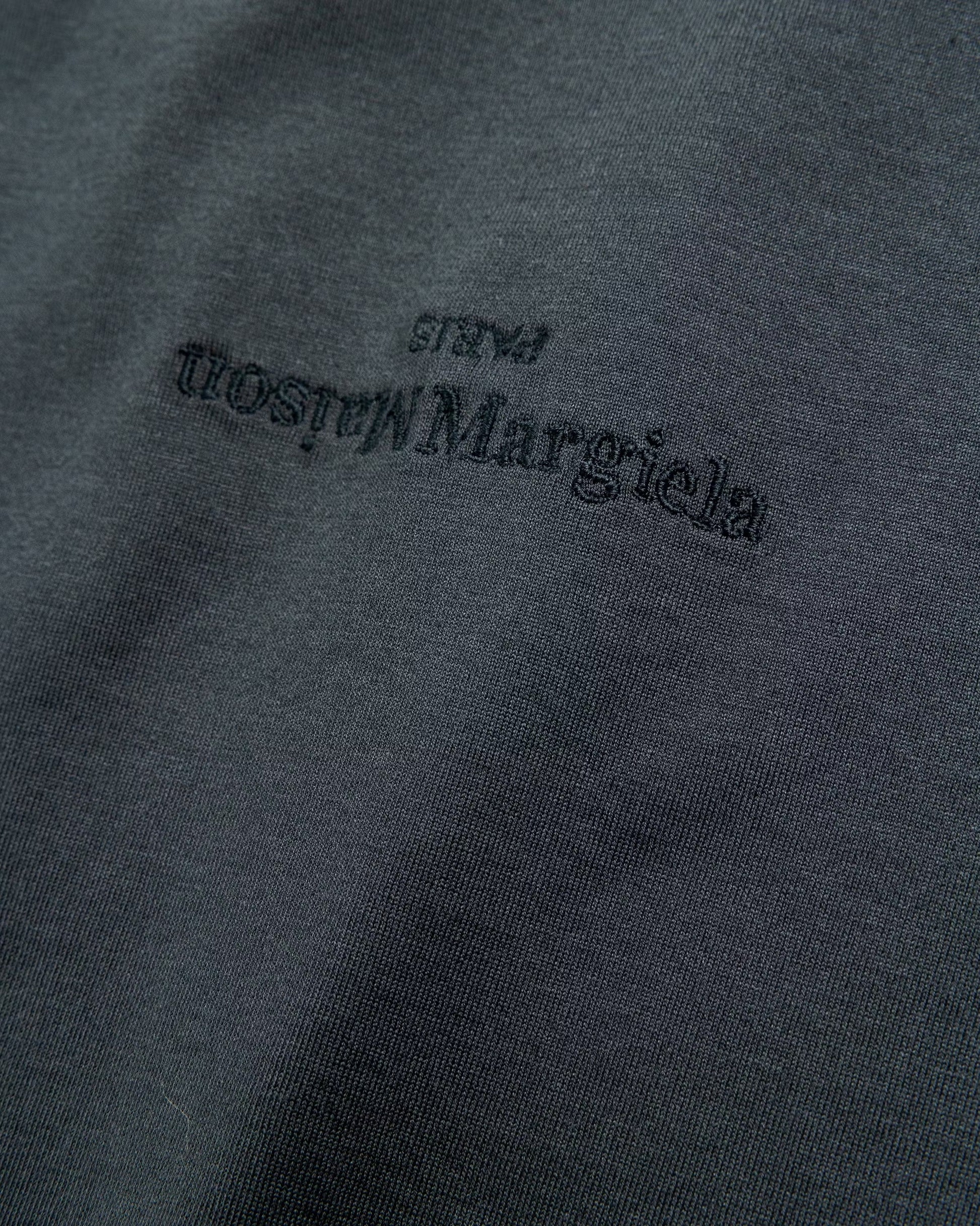 Distorted Logo T-Shirt Washed Black