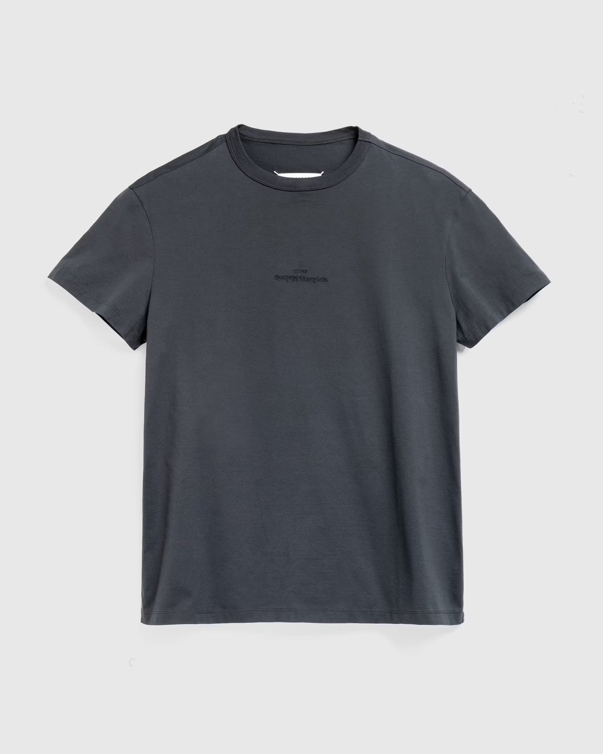 Distorted Logo T-Shirt Washed Black