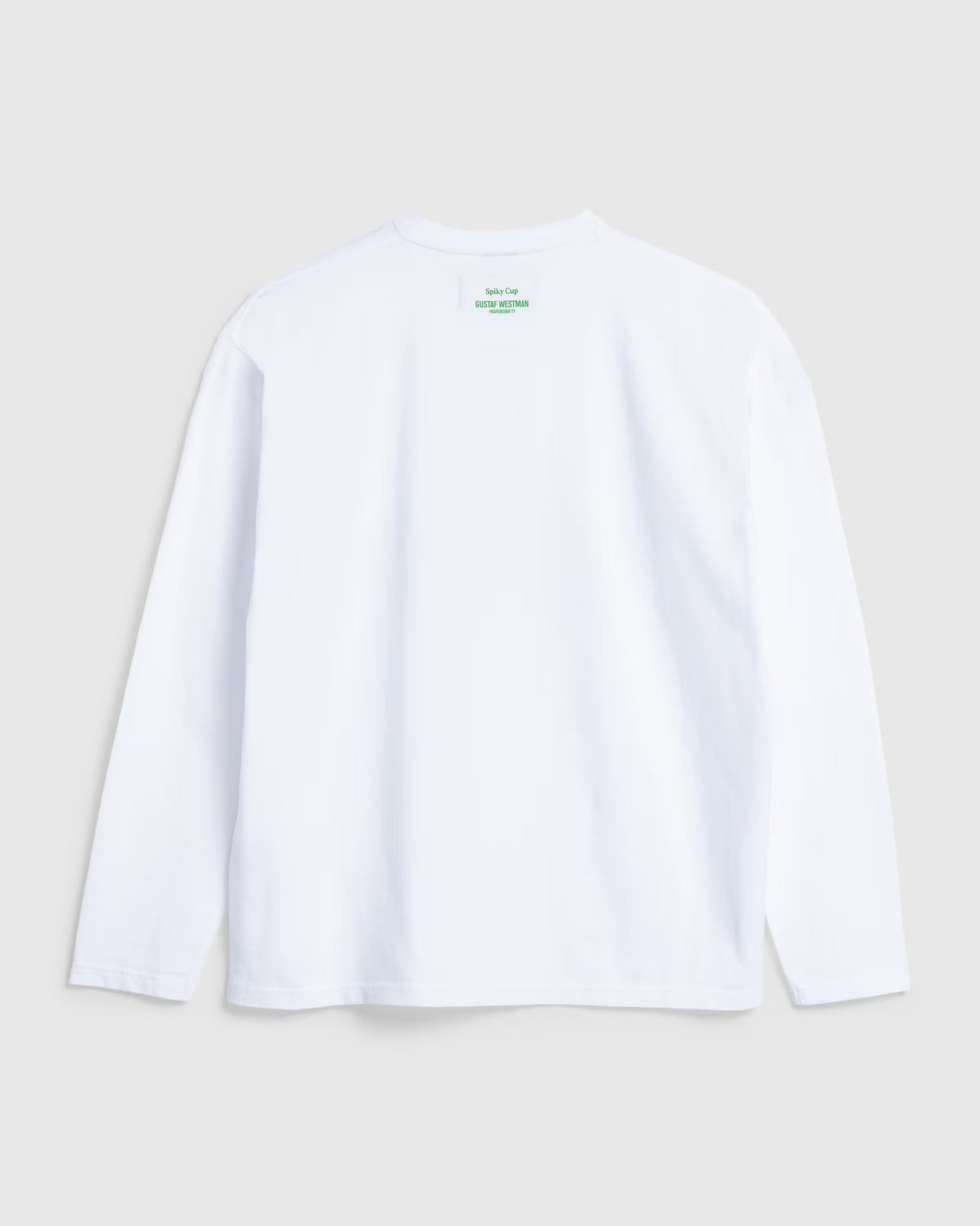 Spiky Cup and Saucer Long-Sleeve White