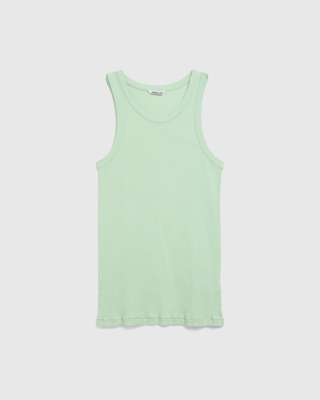 Organic Soft Rib Tank Light Green