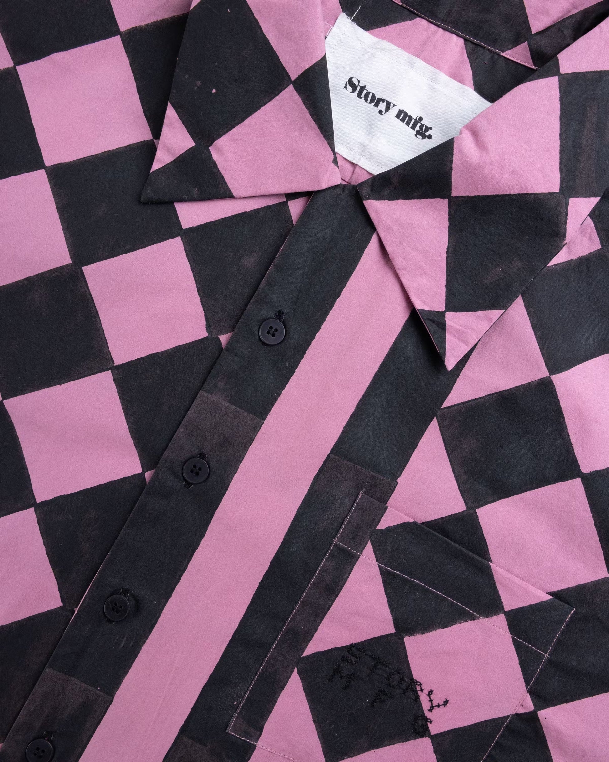 Uniform Shirt Diamond Check