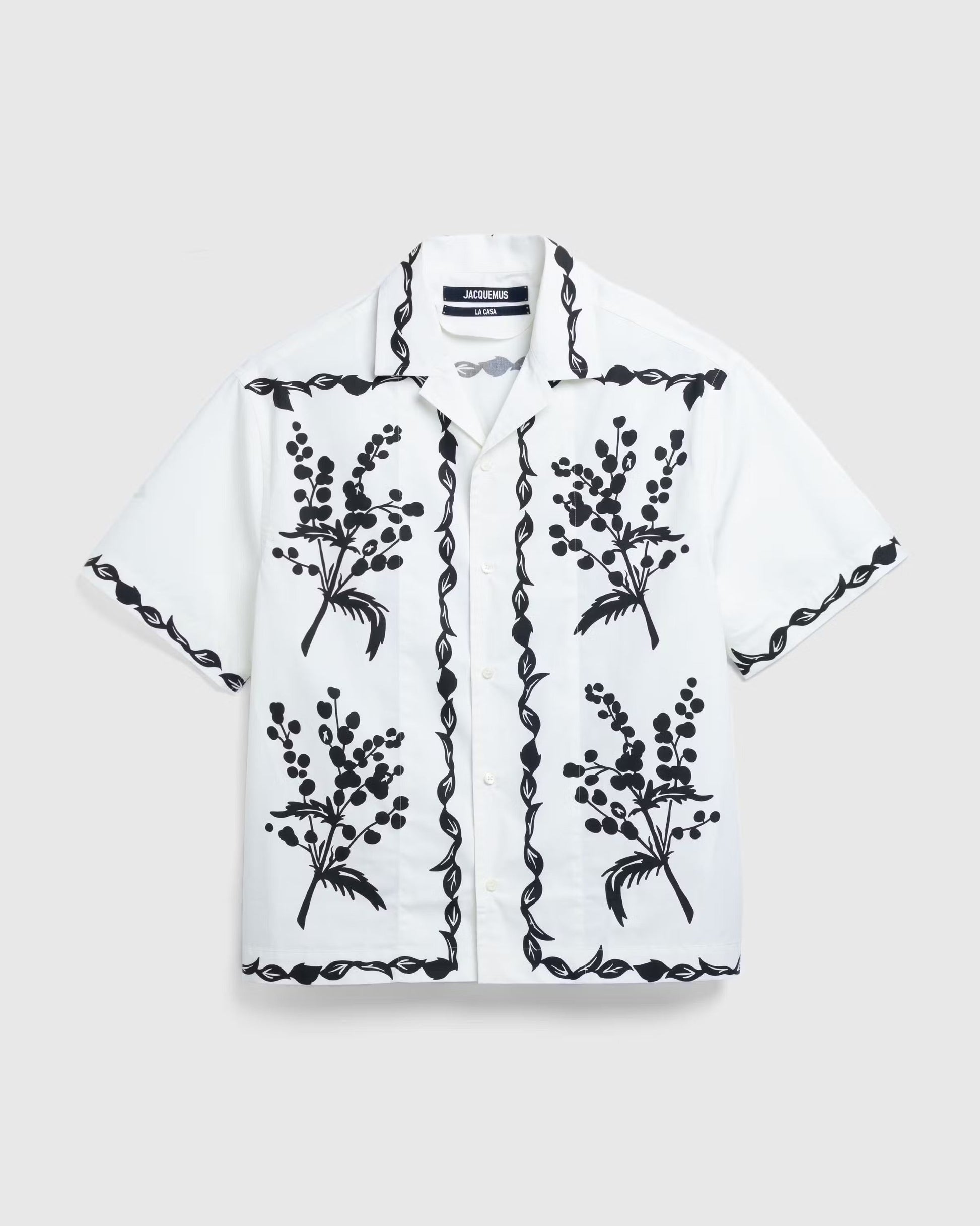 La Chemise Jean Print Mimosa Frise Black