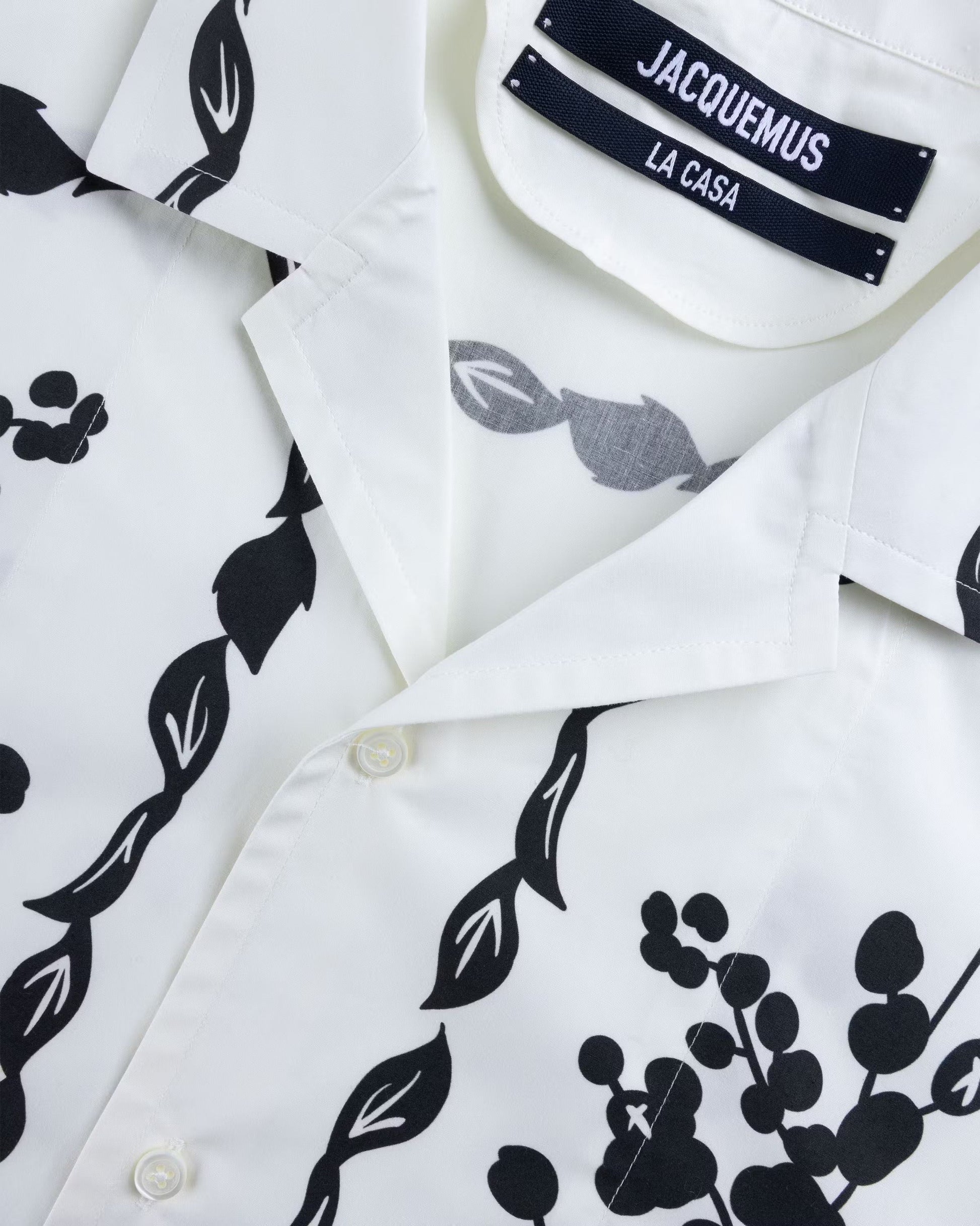 La Chemise Jean Print Mimosa Frise Black