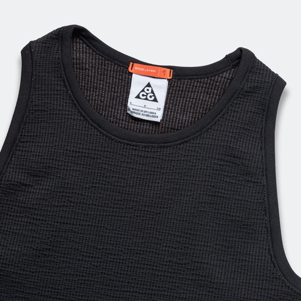 Womens 'Delta River' Singlet - Black/Summit White