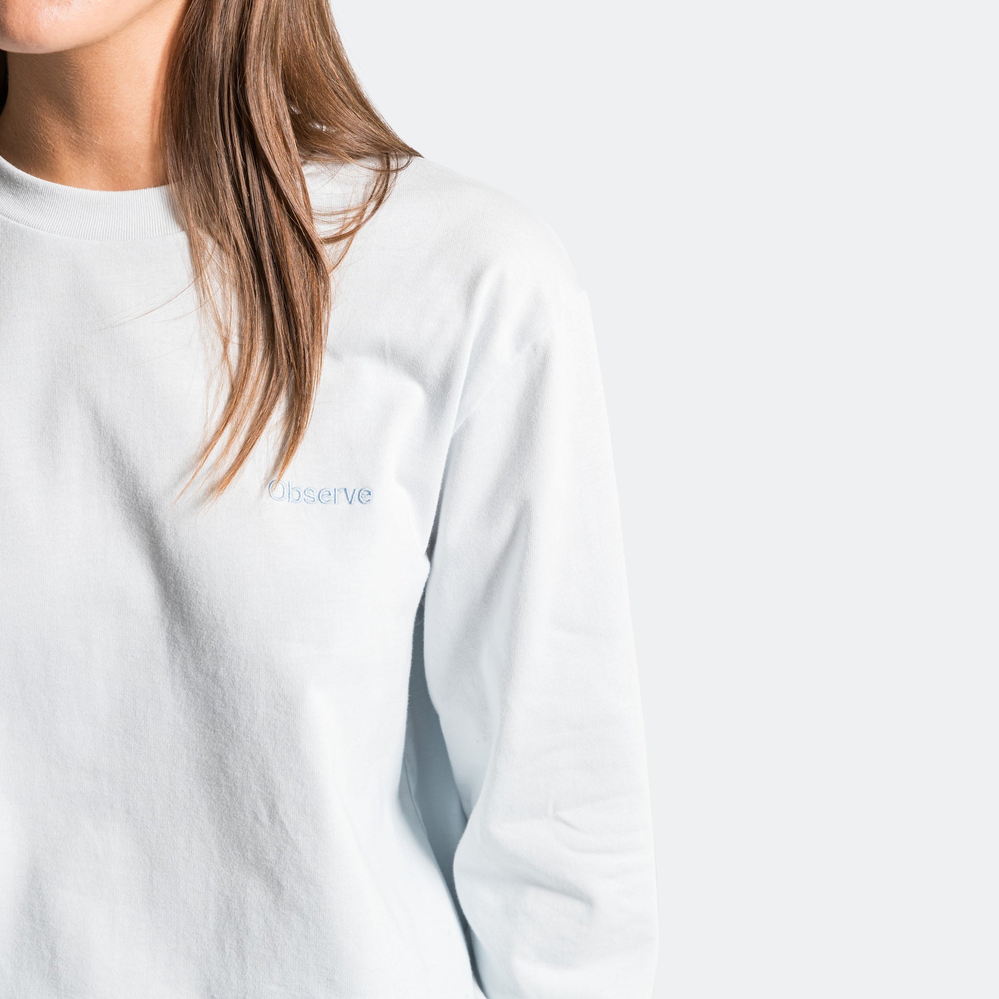 Long Sleeve T-Shirt - Ice Blue