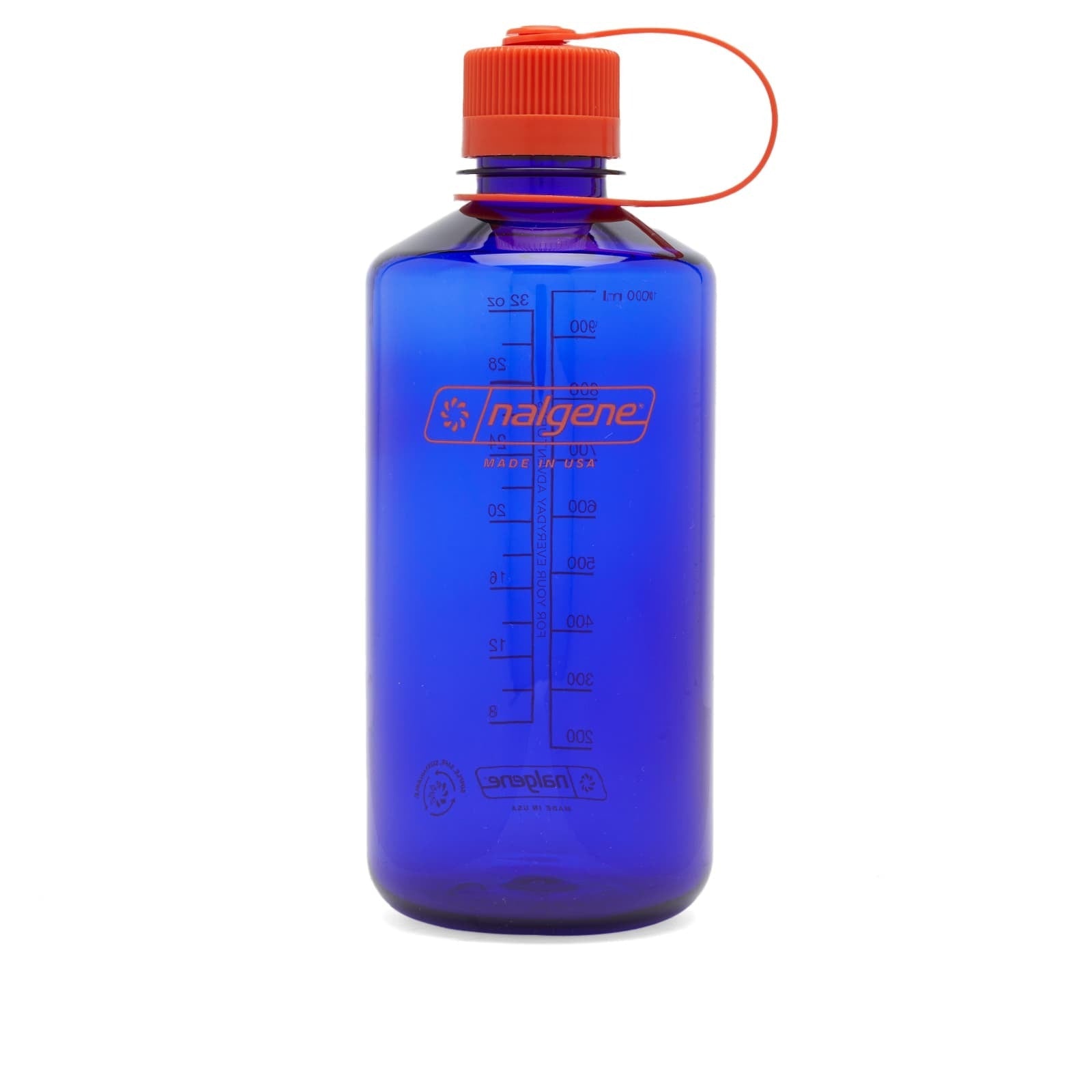 Nalgene Narrow Mouth Tritan Sustain Water Bottle - Blue Orange