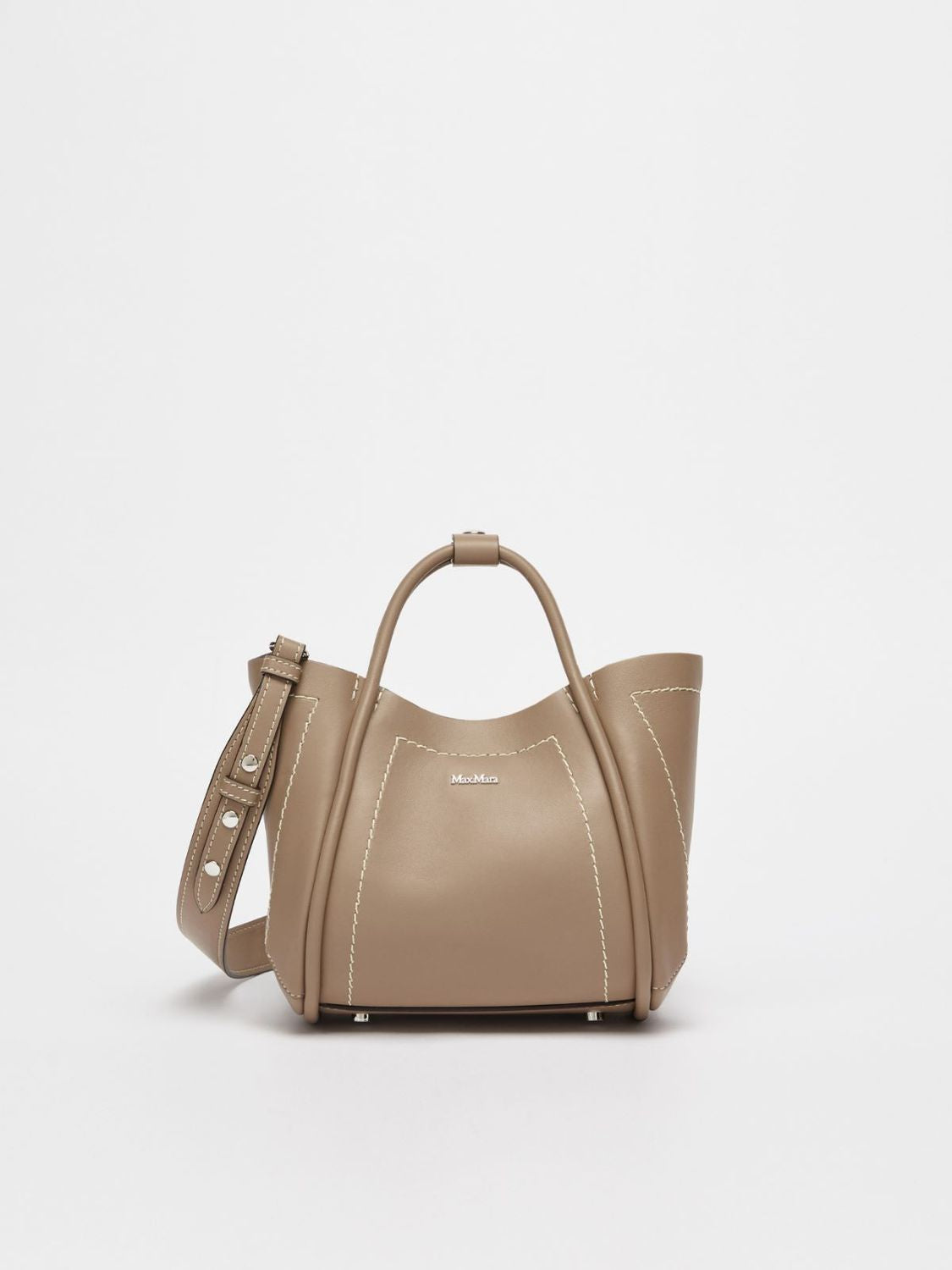 MAX MARA Sophisticated Leather Handbag - Fall/Winter 2024