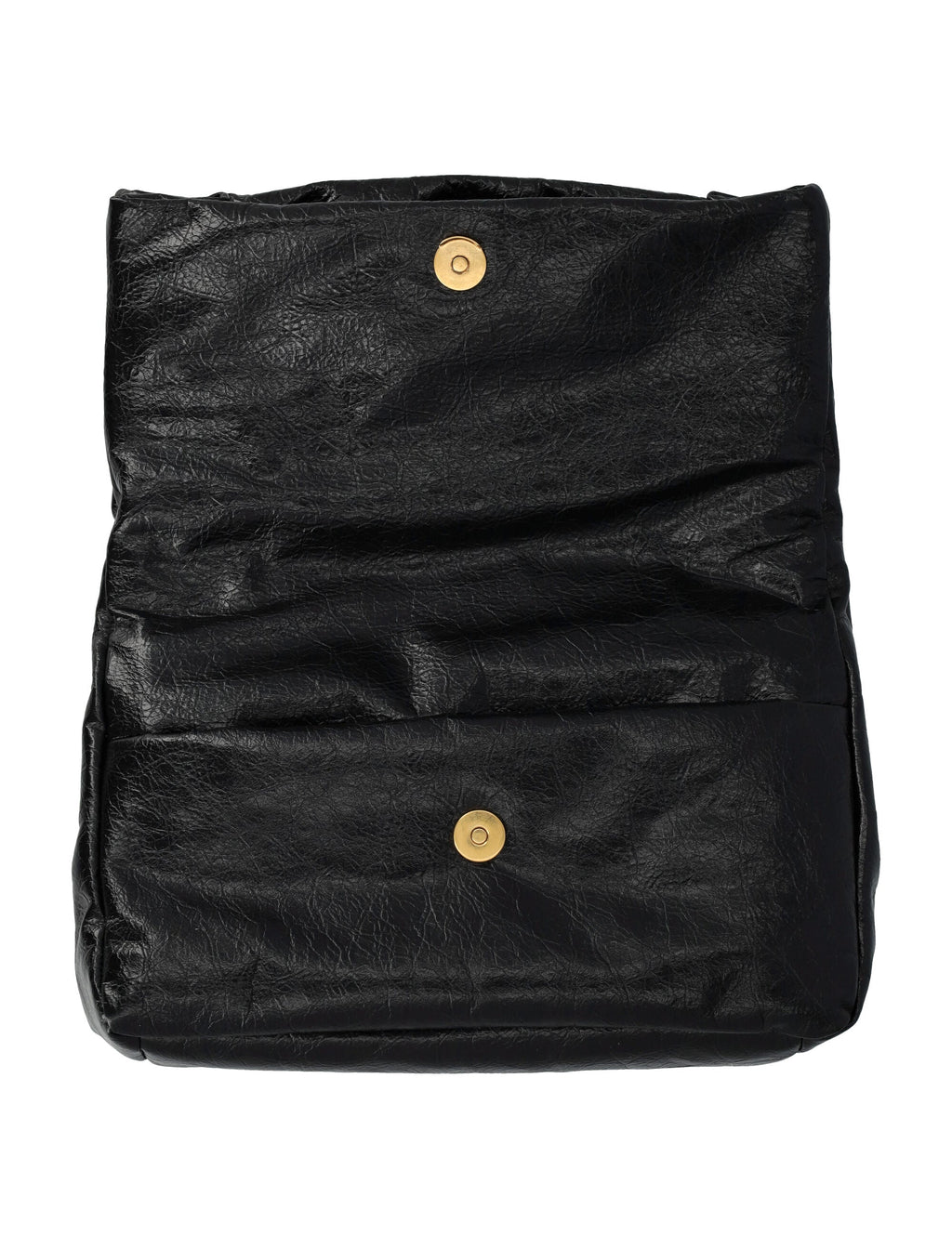 BALENCIAGA Monaco Mini Chain Handbag – Black Leather