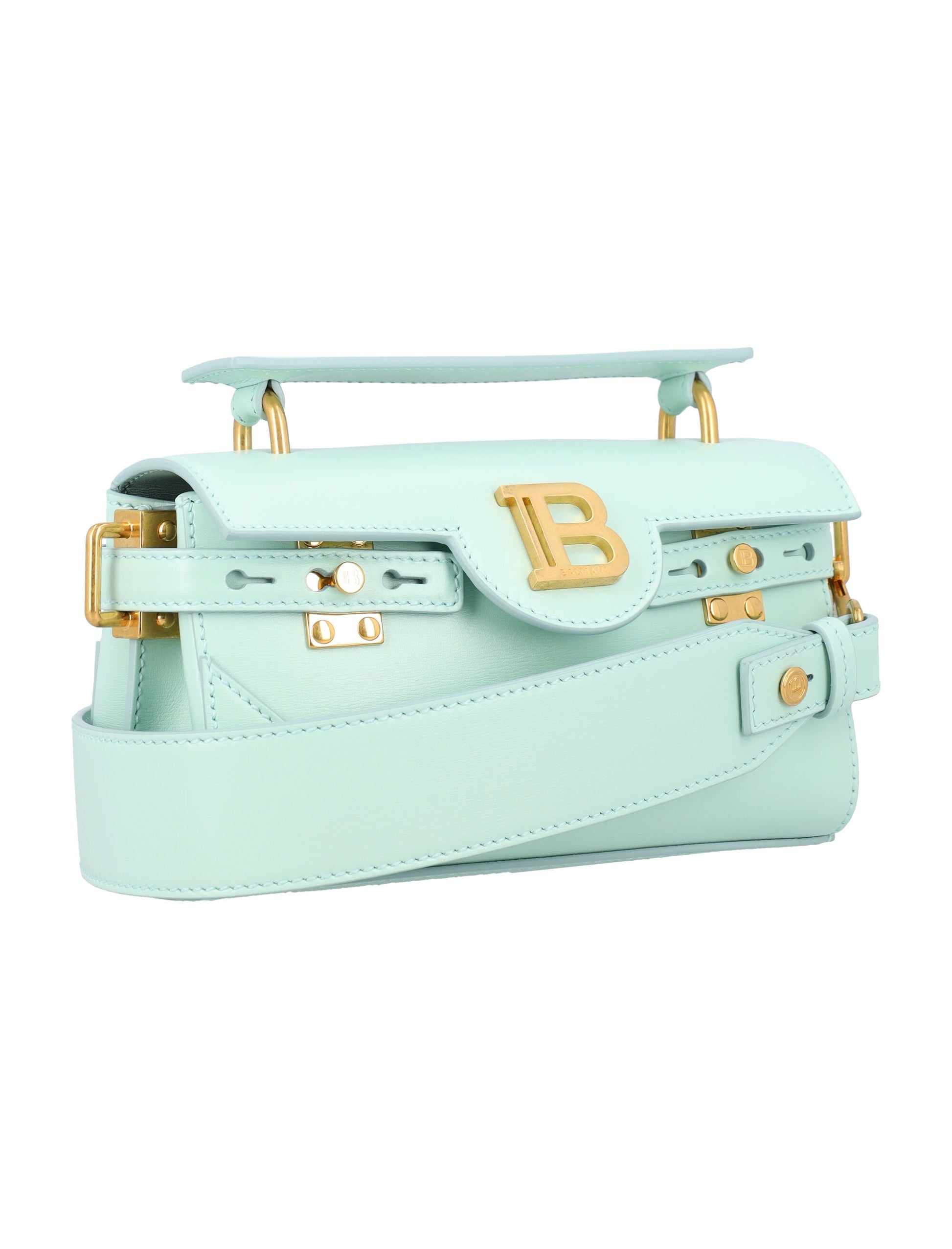 BALMAIN Mini B-Buzz 19 Luxe Leather Shoulder Bag
