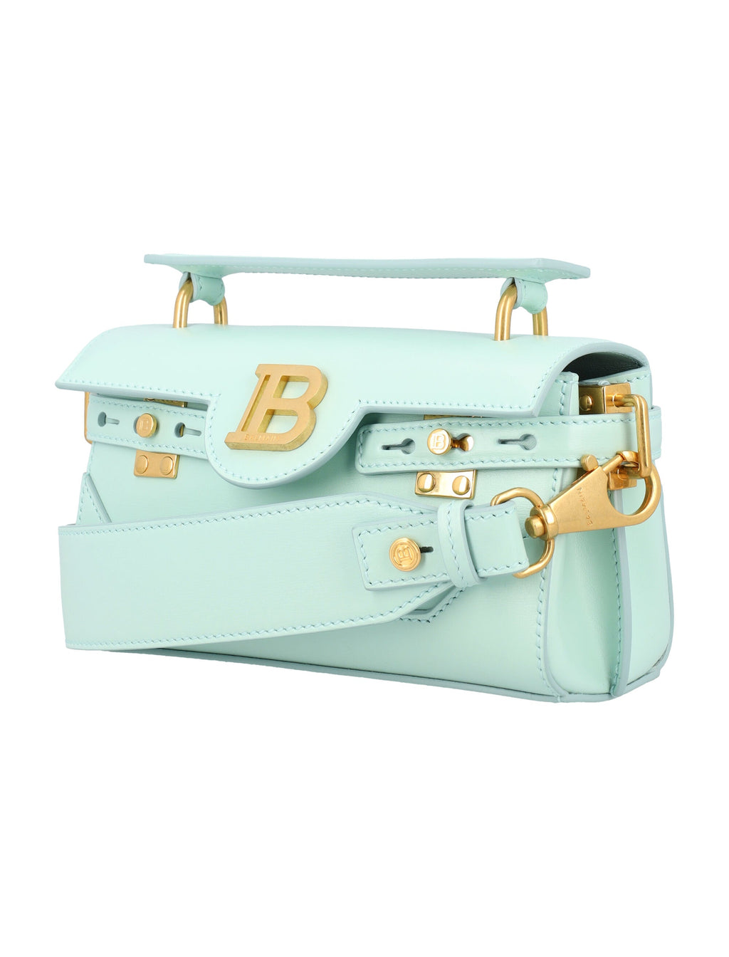 BALMAIN Mini B-Buzz 19 Luxe Leather Shoulder Bag