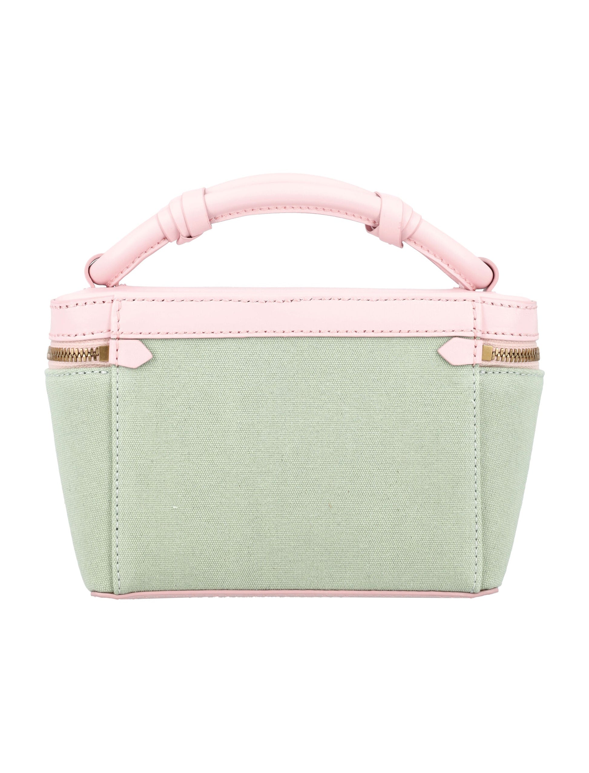 BALMAIN Chic Military-Inspired Mini Vanity Bag - 5.7'H x 8.5'W x 2.8'D