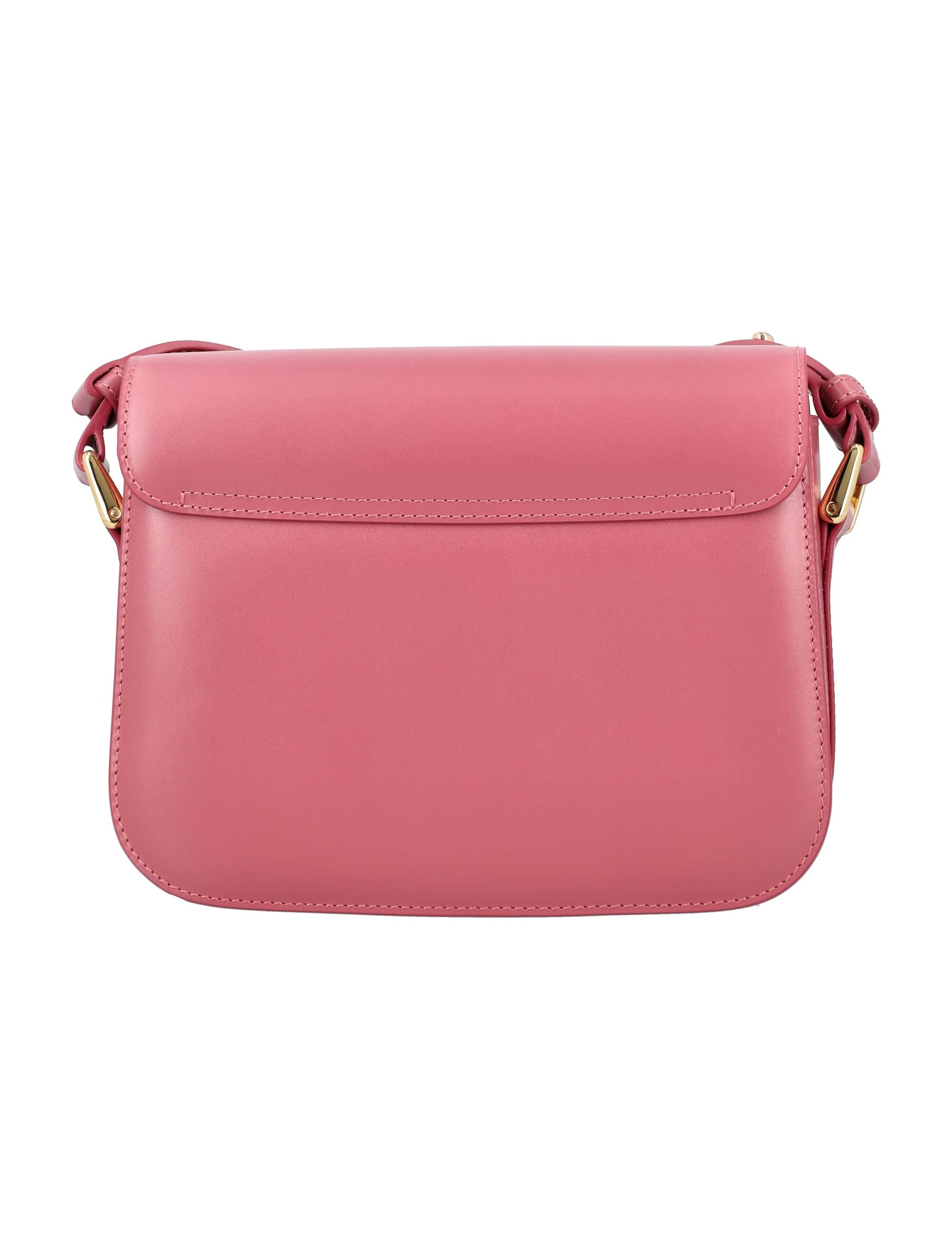 A.P.C. Elegant Mini Trapezoidal Leather Handbag - 8.5'W x 6.7'H x 2'D