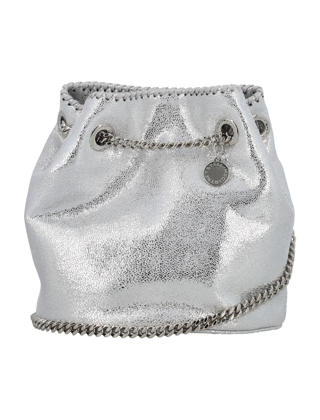 STELLA MCCARTNEY Mini Bucket Handbag with Recycled Accents