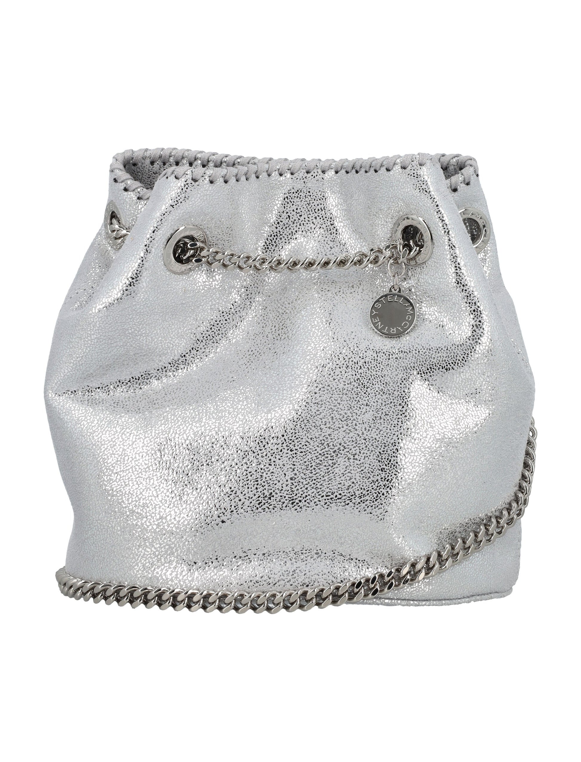 STELLA MCCARTNEY Mini Bucket Handbag with Recycled Accents