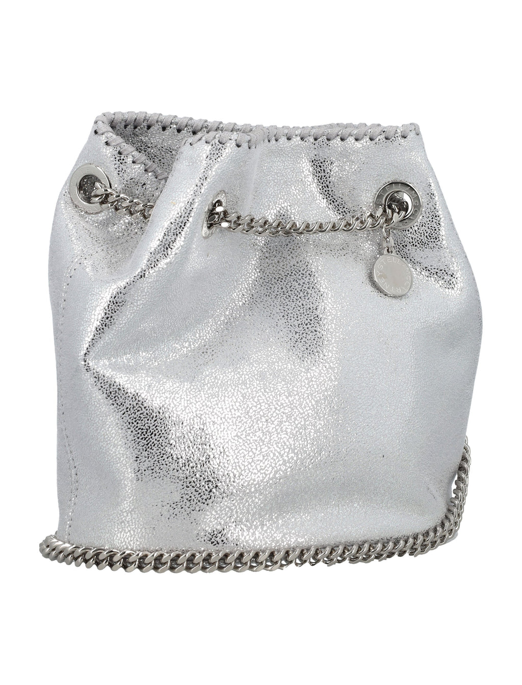 STELLA MCCARTNEY Mini Bucket Handbag with Recycled Accents