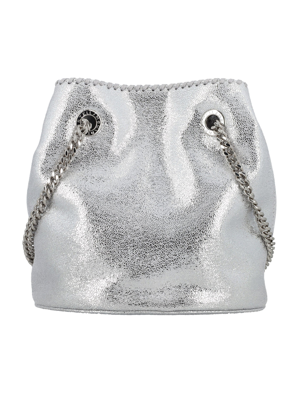 STELLA MCCARTNEY Mini Bucket Handbag with Recycled Accents