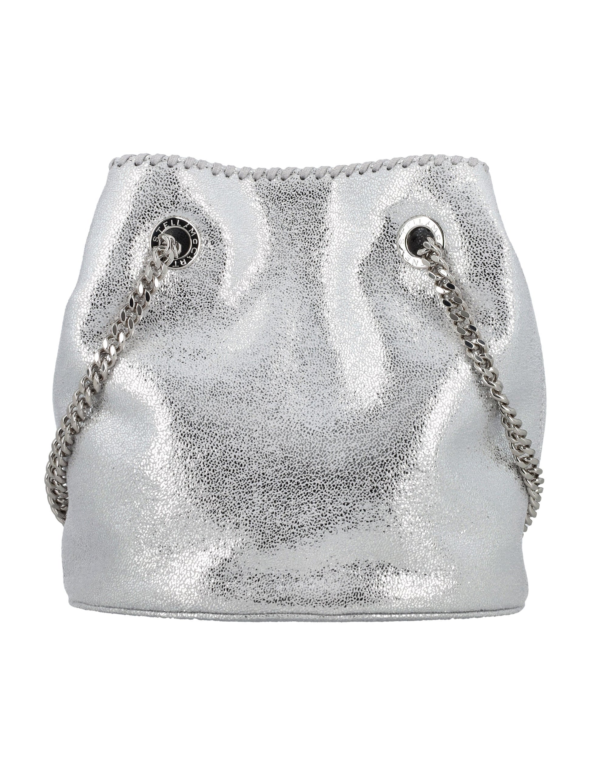 STELLA MCCARTNEY Mini Bucket Handbag with Recycled Accents
