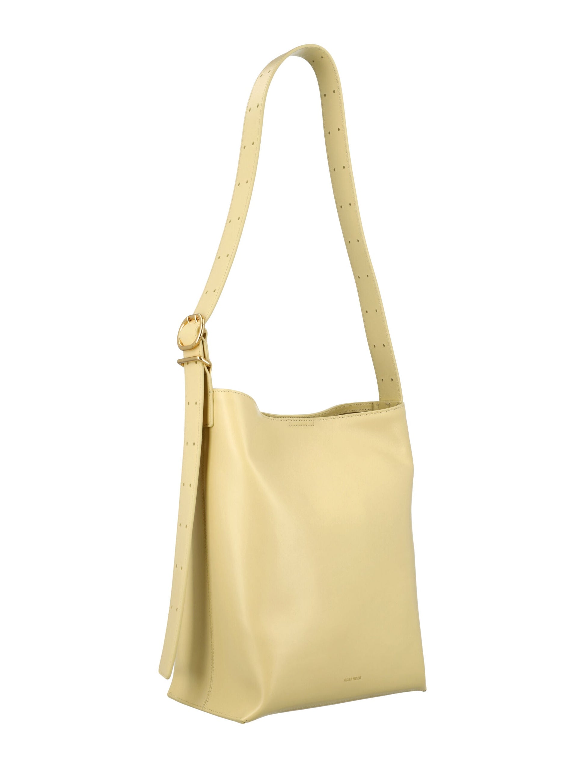 JIL SANDER Oak Leather Tote Handbag for Women SS24