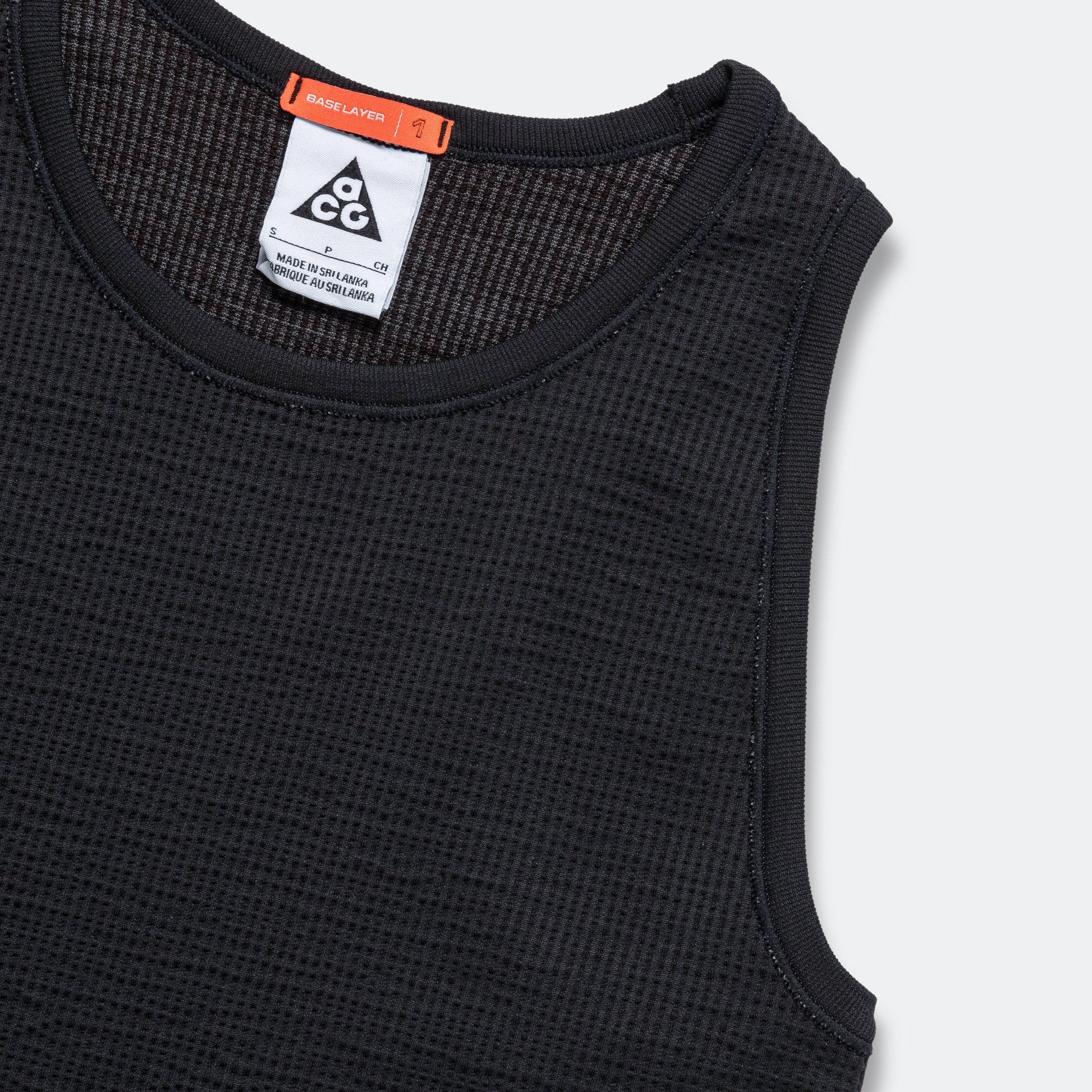 Womens 'Delta River' Singlet - Black/Summit White