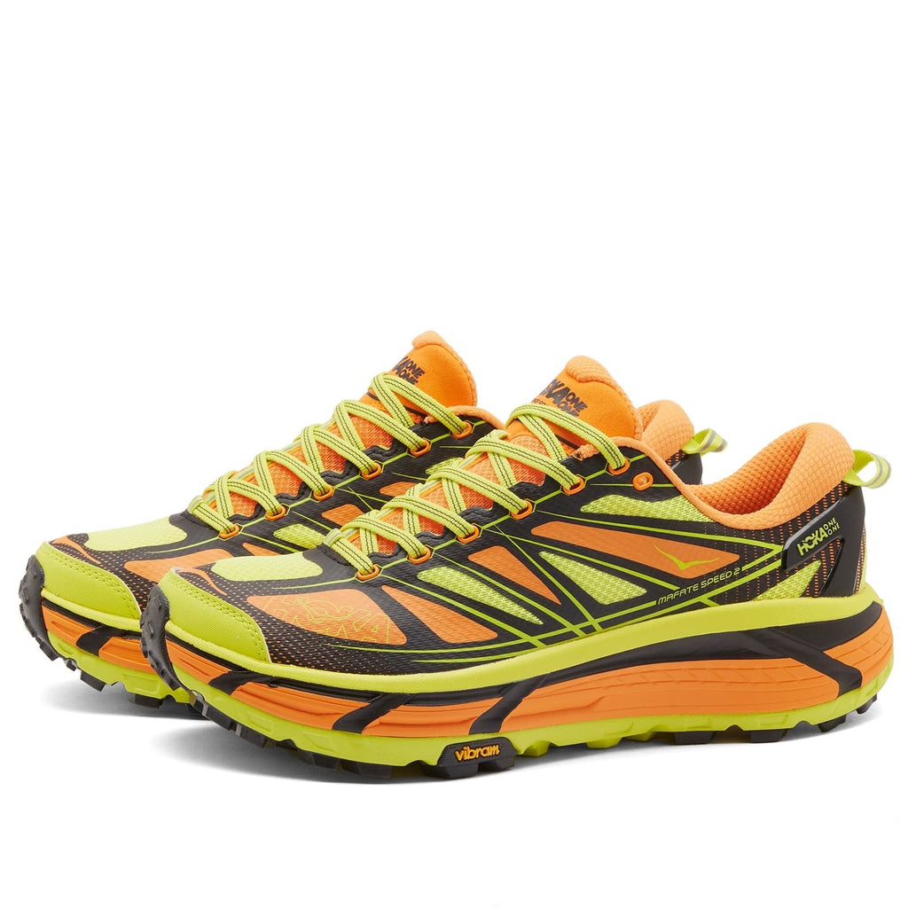 HOKA ONE ONE U Mafate Speed 2 - Electric Tangerine & Hoka Citrus