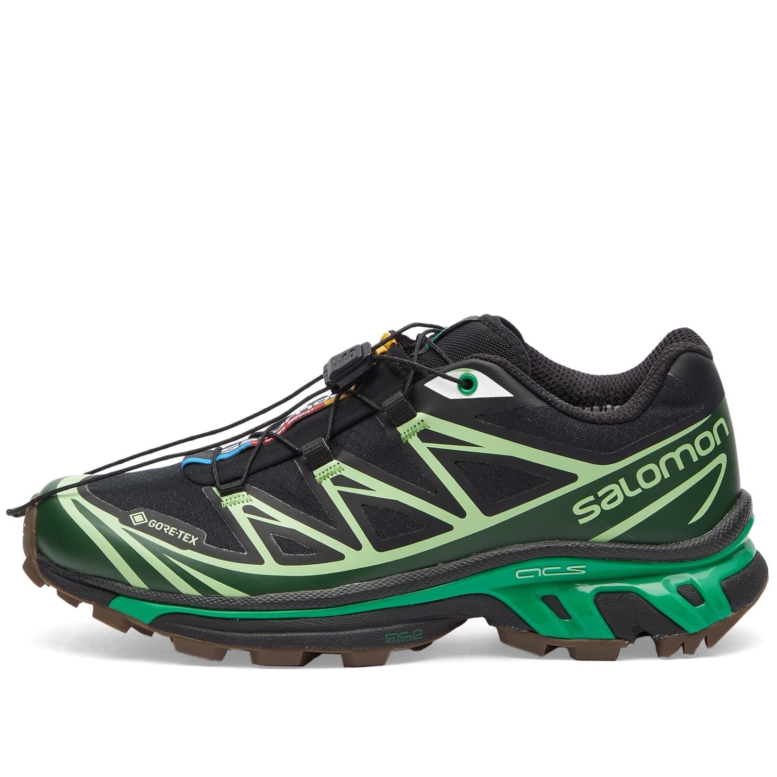 Salomon XT-6 EXPANSE LTR - Black & Eden & Green Ash
