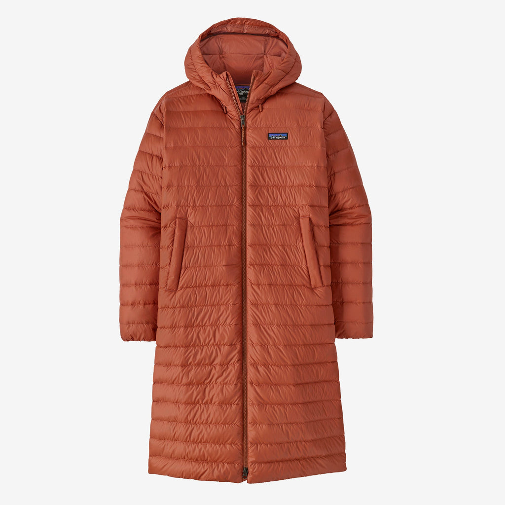 Women's Recycled Down Sweater™ Parka - Red Orange