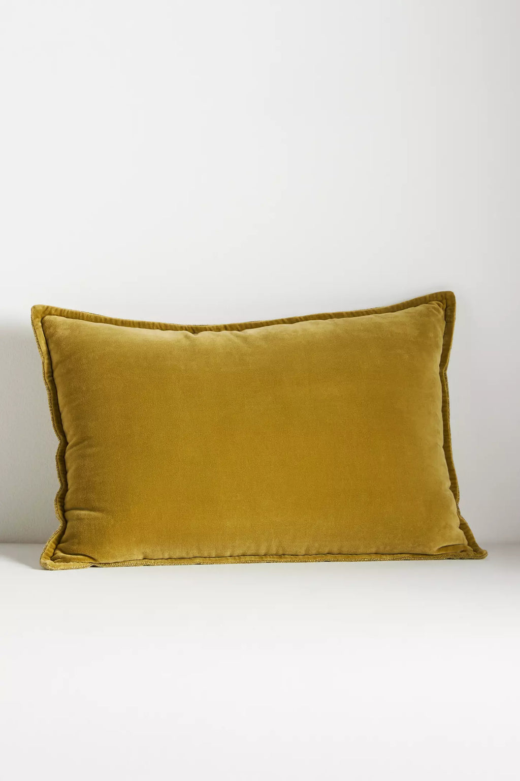 Velvet Trova Pillow - Mustard