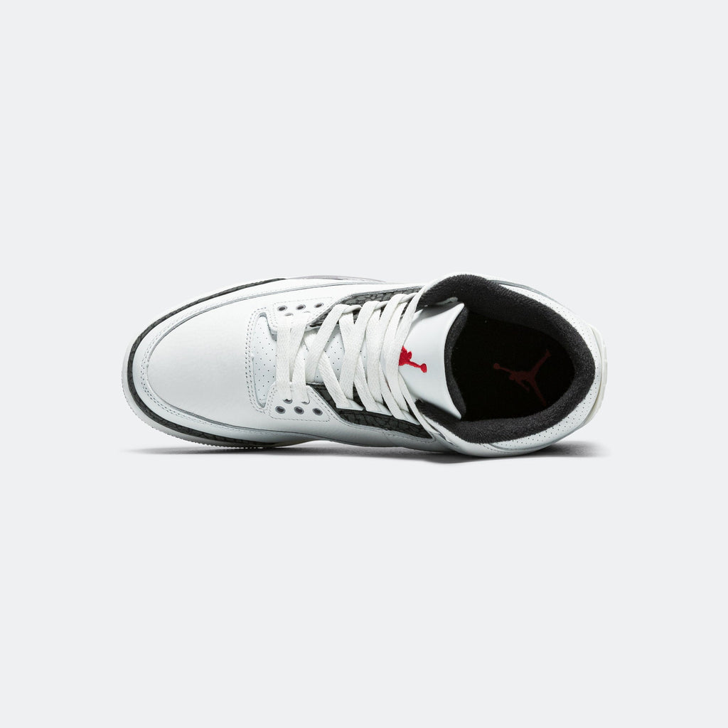 Air Jordan 3 Retro - Summit White/Fire Red-Cement Grey