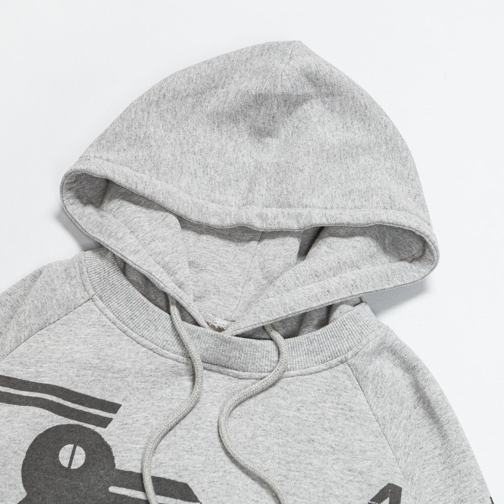 Hoody-Crewneck - Grey w/ Stencil Birds