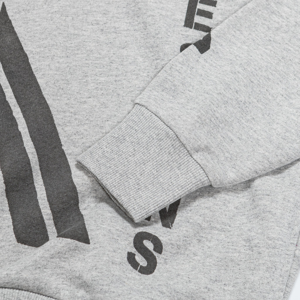 Hoody-Crewneck - Grey w/ Stencil Birds