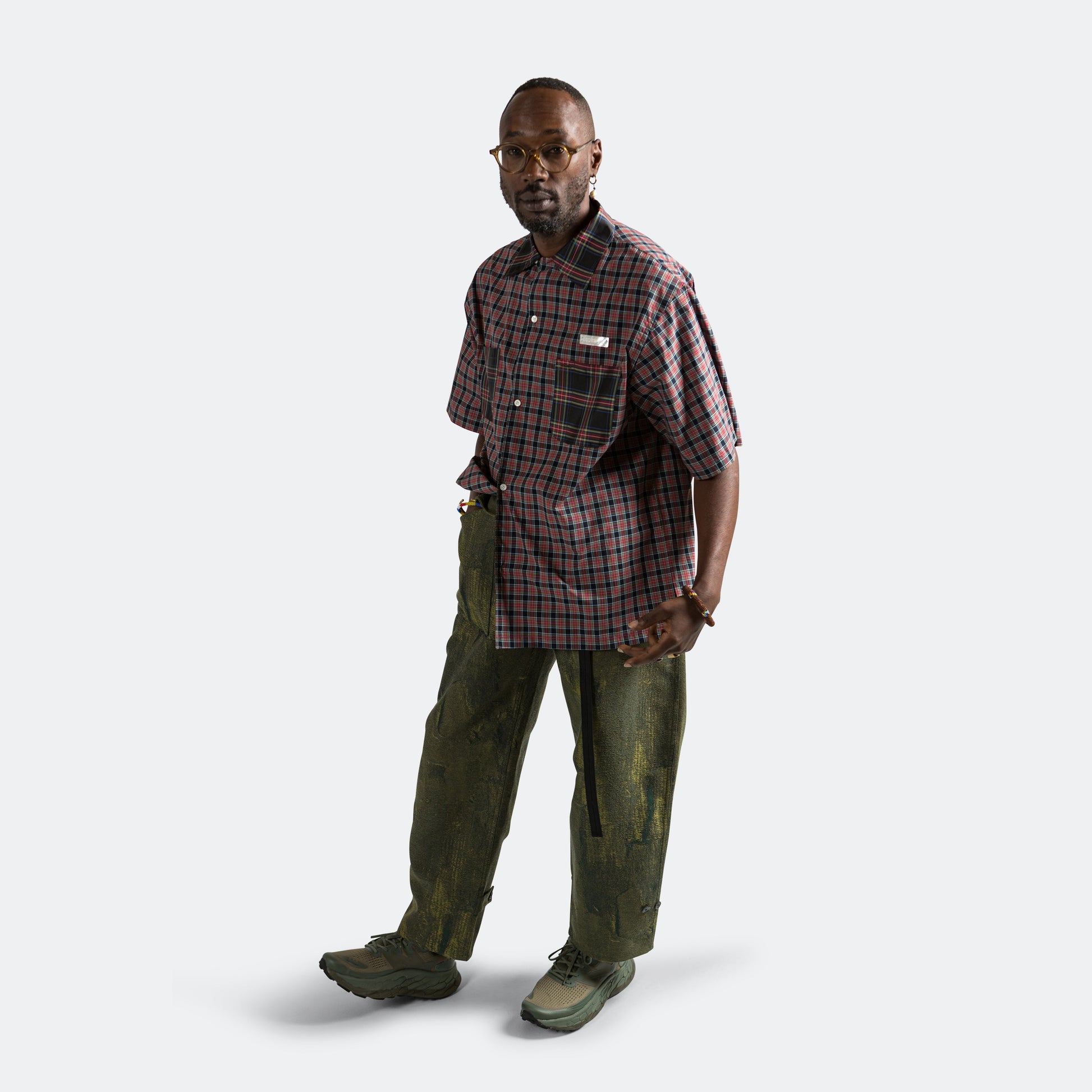 Utility Shirt - CCC Black Stewart w/Silk Combo